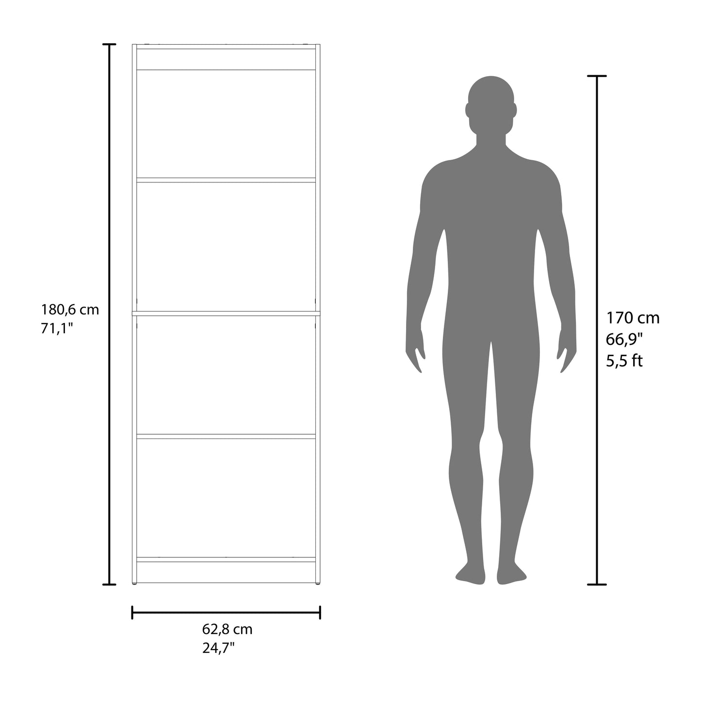 Storage Bookcase