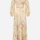Camilla - Button Maxi Dress With Shaped Waistband