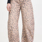 Free People - Good Luck Printed Barrel Jeans