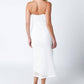 Olivaceous - Malin Crochet Midi Dress