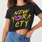 Prince Peter - New York City Lips Cropped Tee
