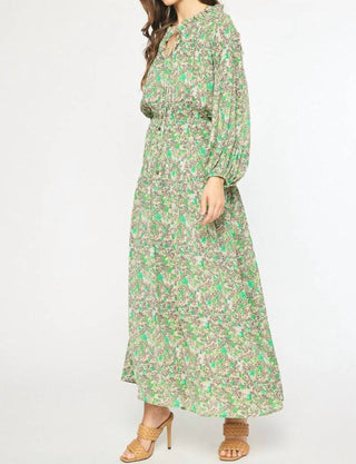 Entro - Ruffle Trim Maxi Dress