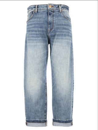 Kut From The Kloth - Sienna Baggy Boyfriend Cropped Jeans