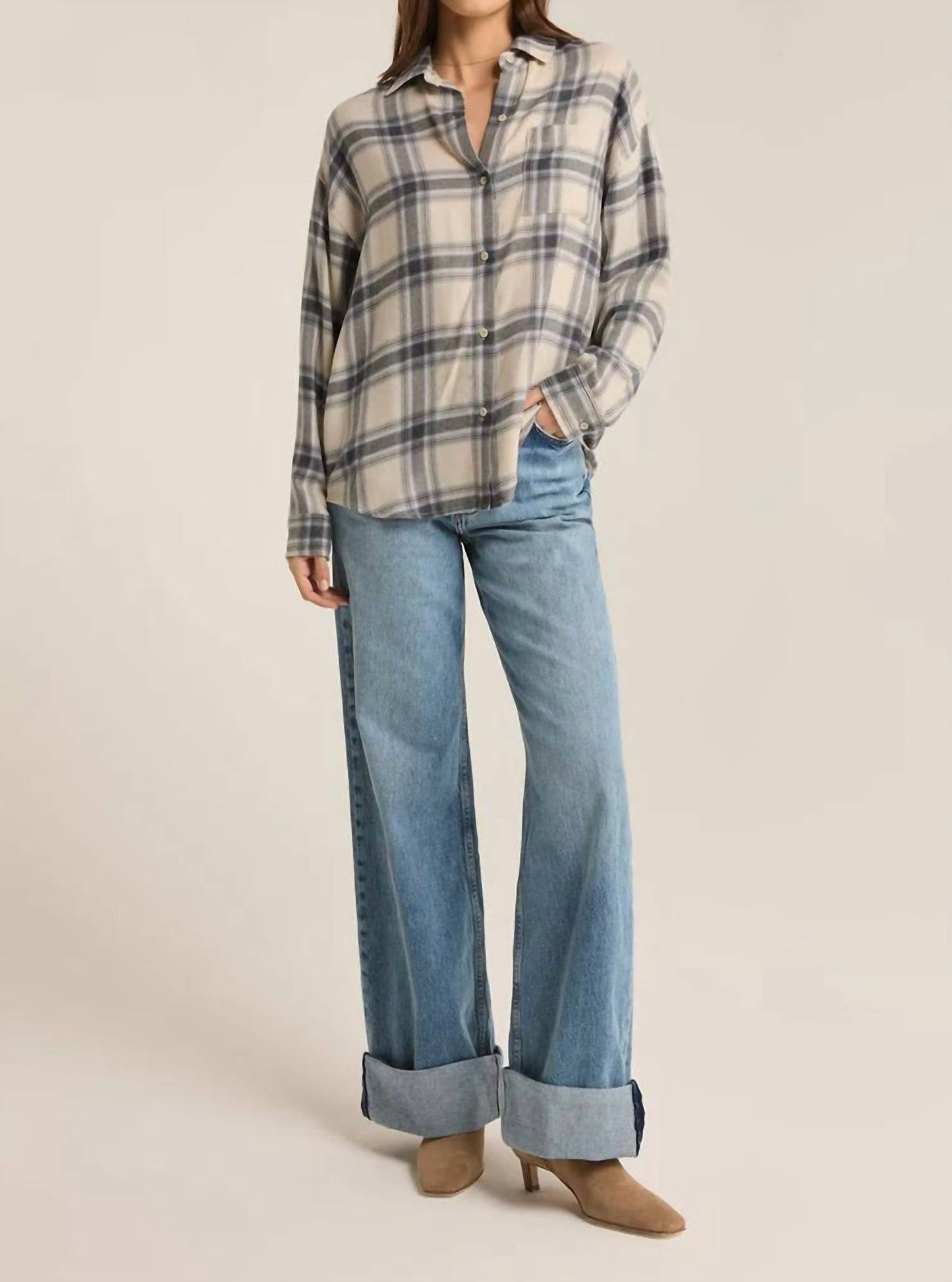 Z Supply - River Plaid Button Up Shirt