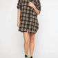 Entro - Oversized Plaid Dress