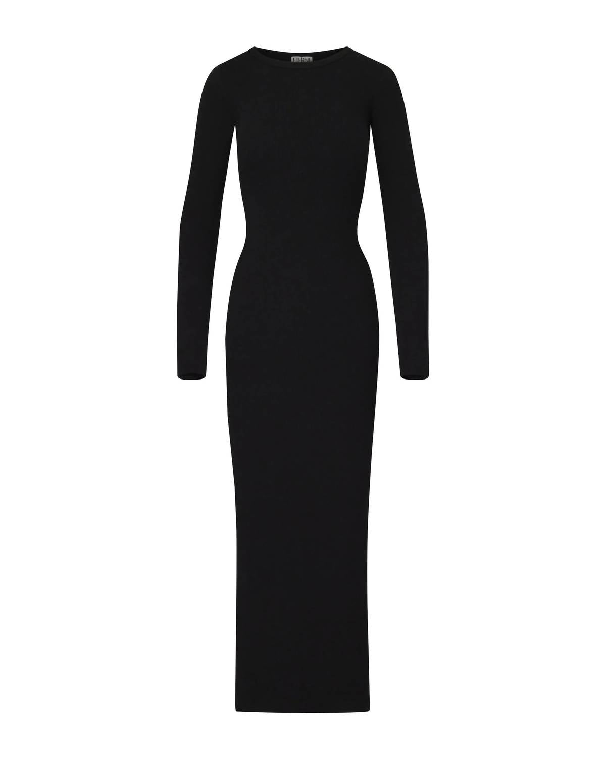 Eterne - Long Sleeve Crew Maxi Dress