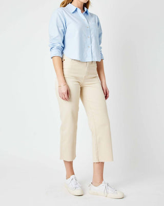 Judy Blue - HIGH WAIST CROP WIDE LEG JEAN