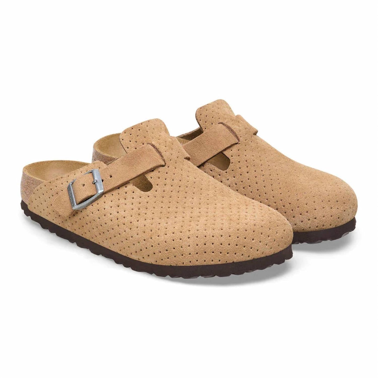 Birkenstock - Men's Boston Suede Embossed Clogs