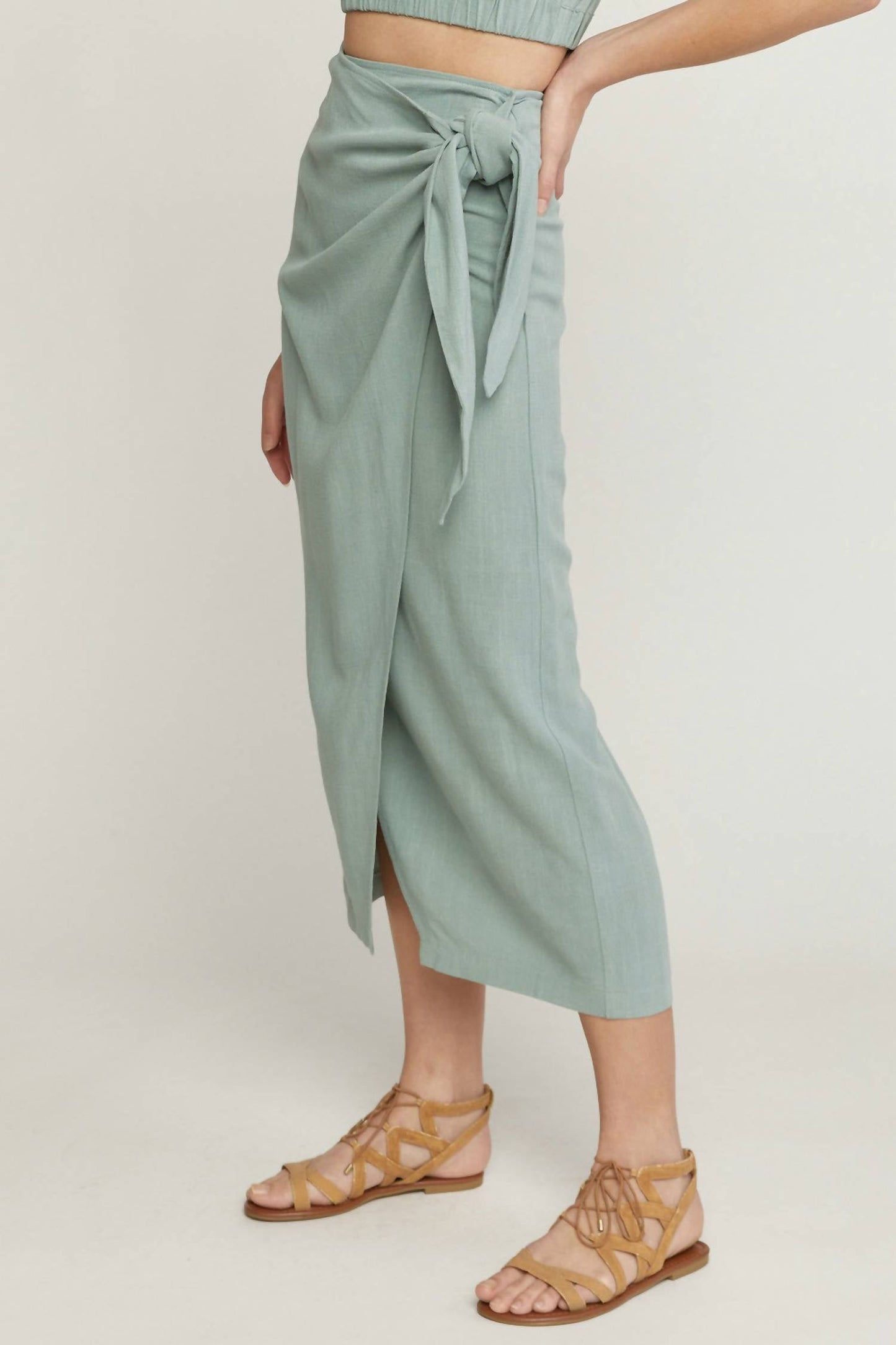 Entro - Sarong Midi Skirt
