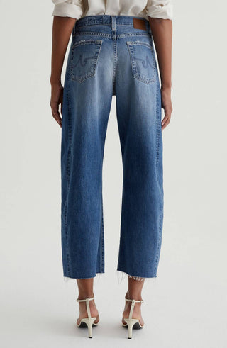 Ag Jeans - Hattie Crop High-rise Barrel Jeans