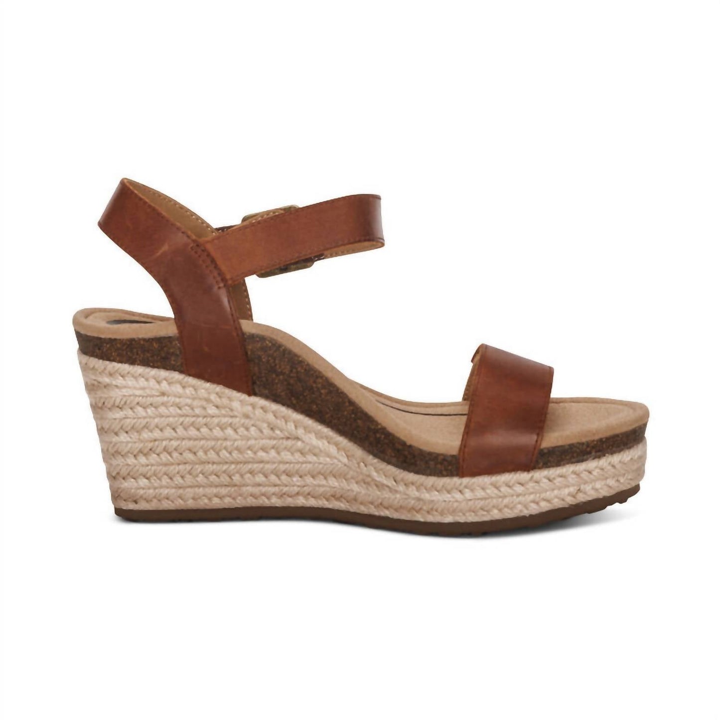 Aetrex - SYDNEY QUARTER STRAP ESPADRILLE WEDGE SANDAL