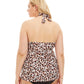 Always For Me - Rio Cheetah Tankini Top with Matching Tankini Bottom - Plus Size