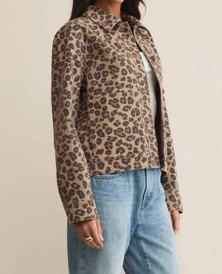 Z Supply - Women's Bel Air Leopard Denim Jacket