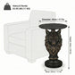 Wolf Head Accent Table Animal Statue