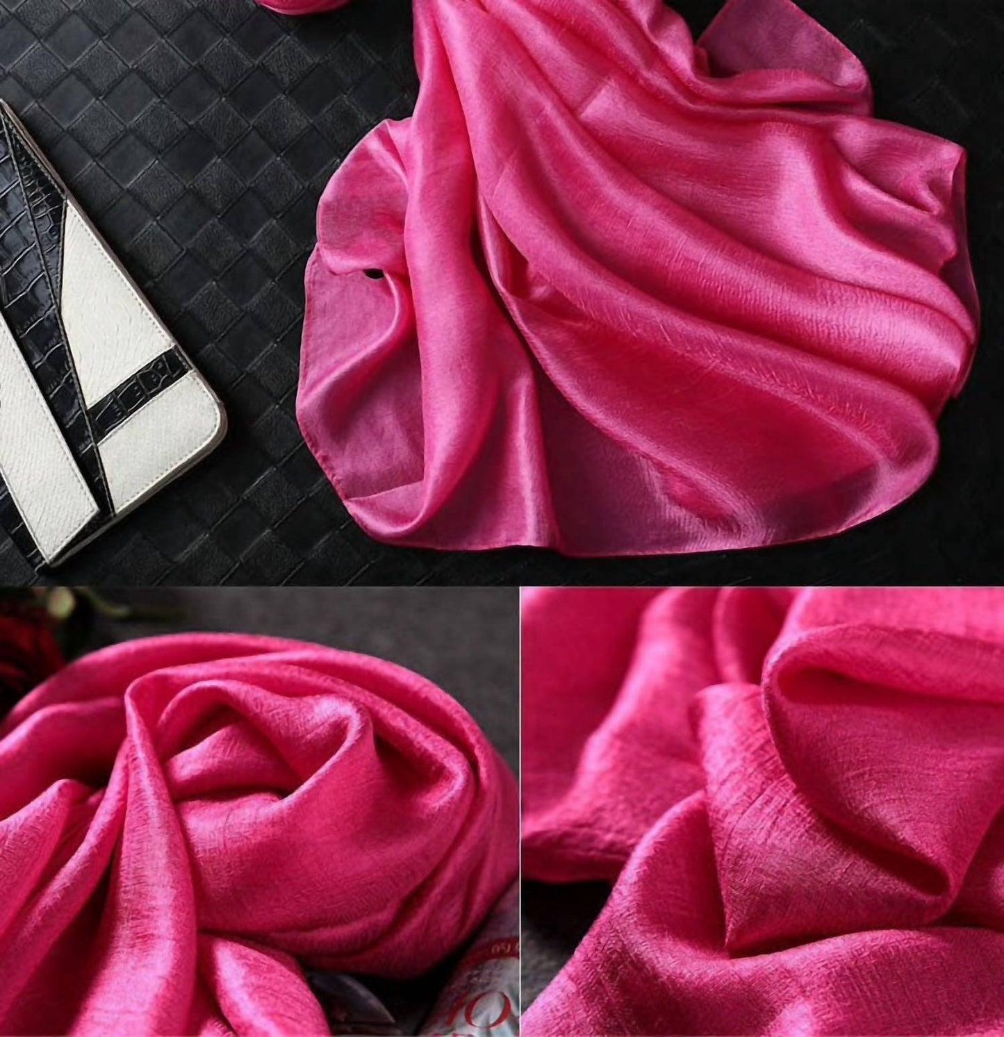 Reine Krief - Crinkle Silk Scarf