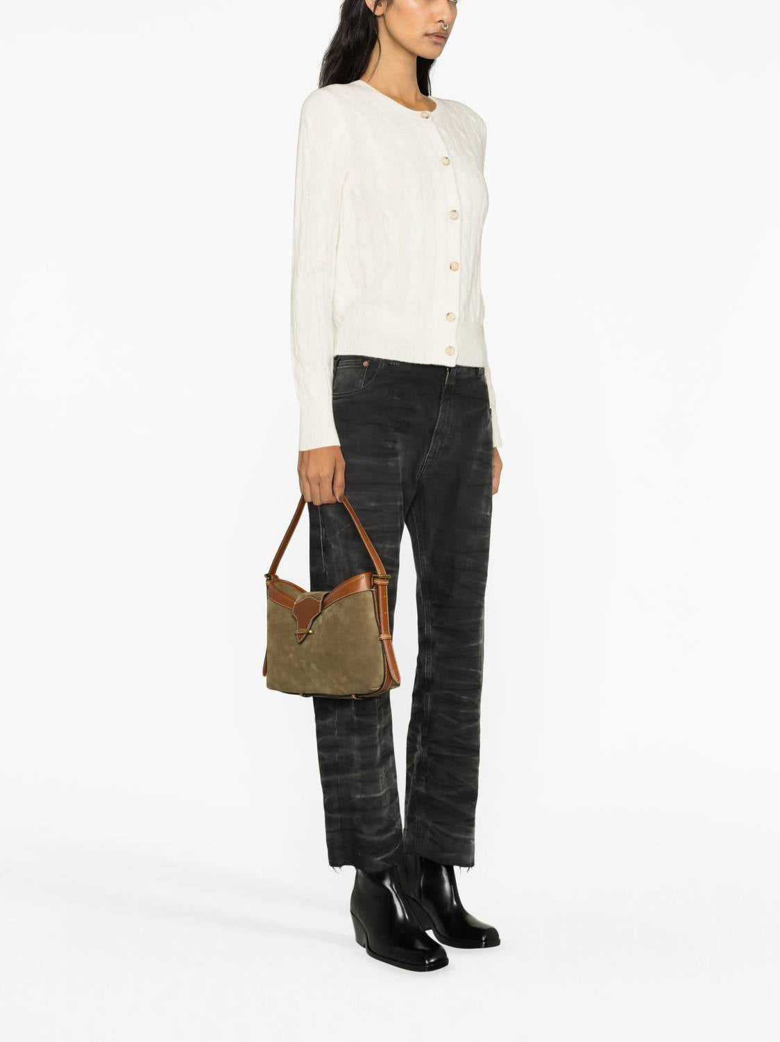 Polo Ralph Lauren - Melange Cable Cashmere Cardigan