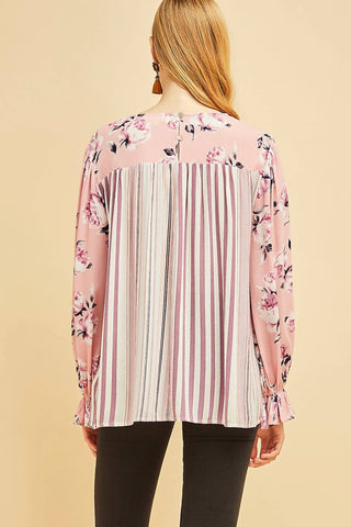 Entro - Mixed Print Blouse