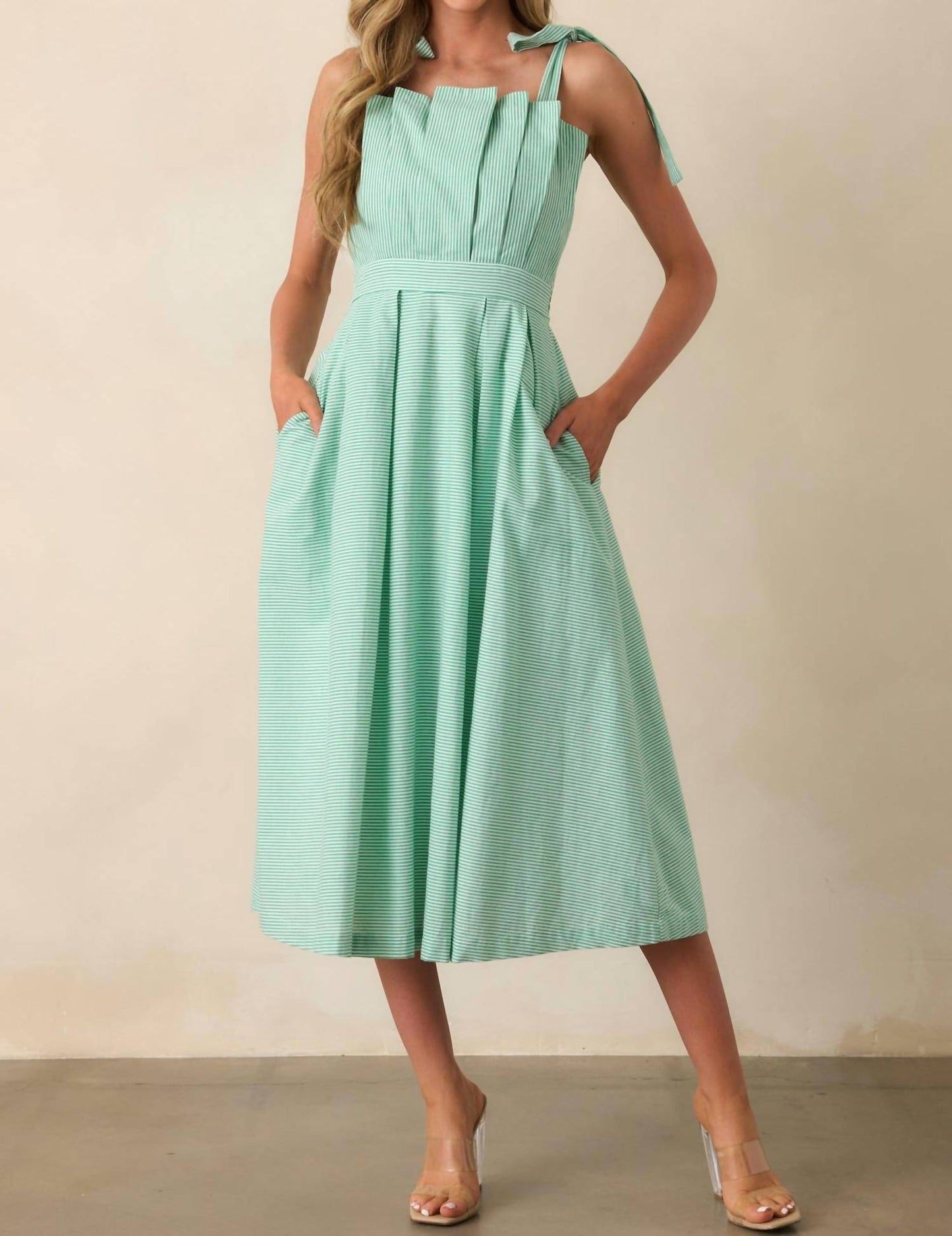 Prosperina - Sloane Stripe Midi Dress