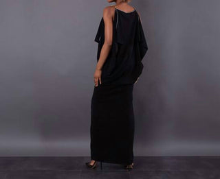 Burberry - Crystal And Chain Detail Stretch Jersey Sleeveless Gown