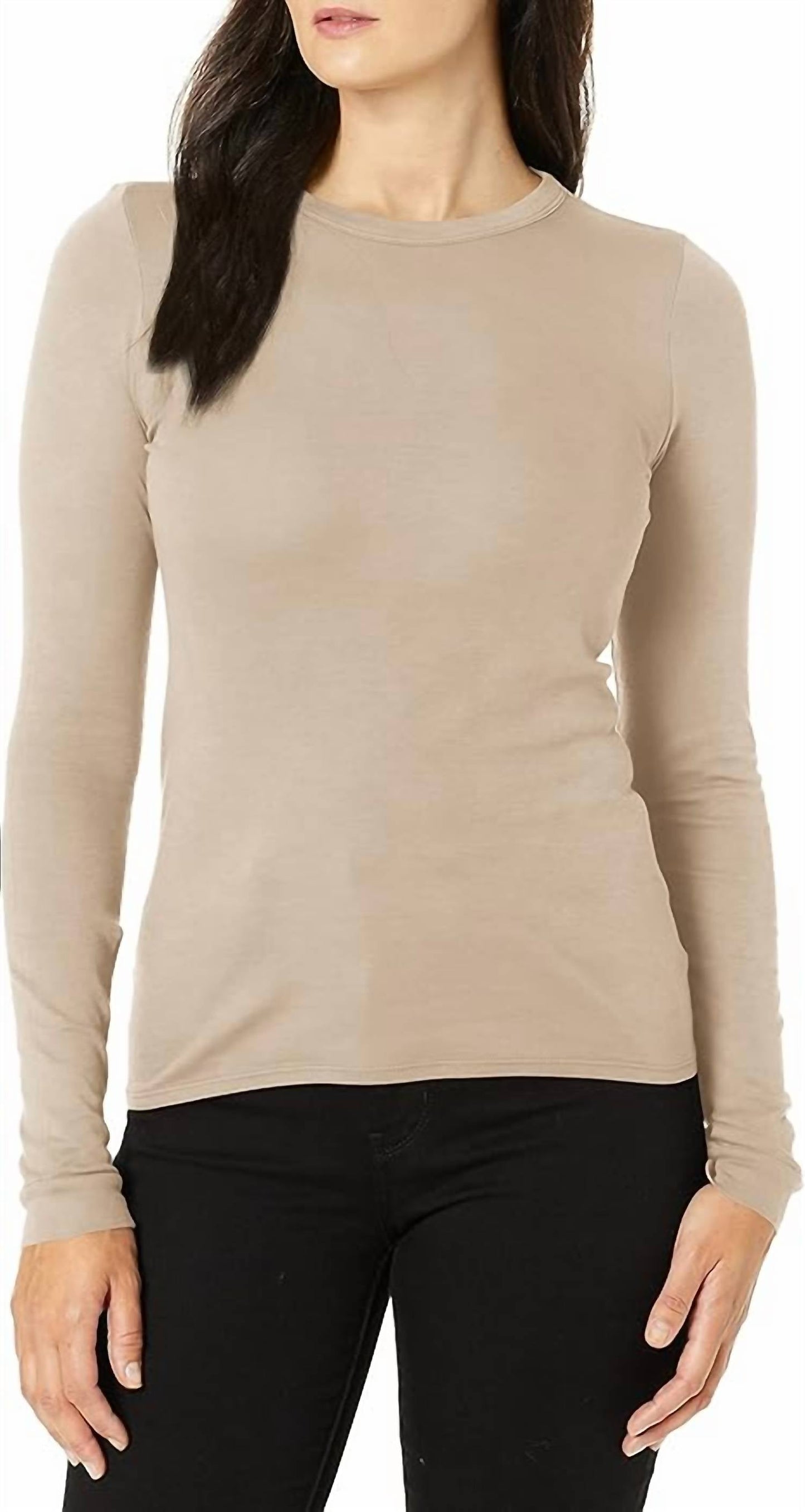 Enza Costa - SUPIMA COTTON L/S CREW