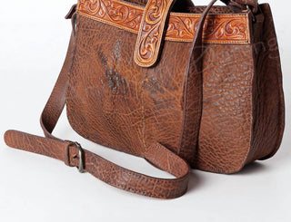 American Darling - Women's Hand-tooled Genuine Leather Crossbody Bag