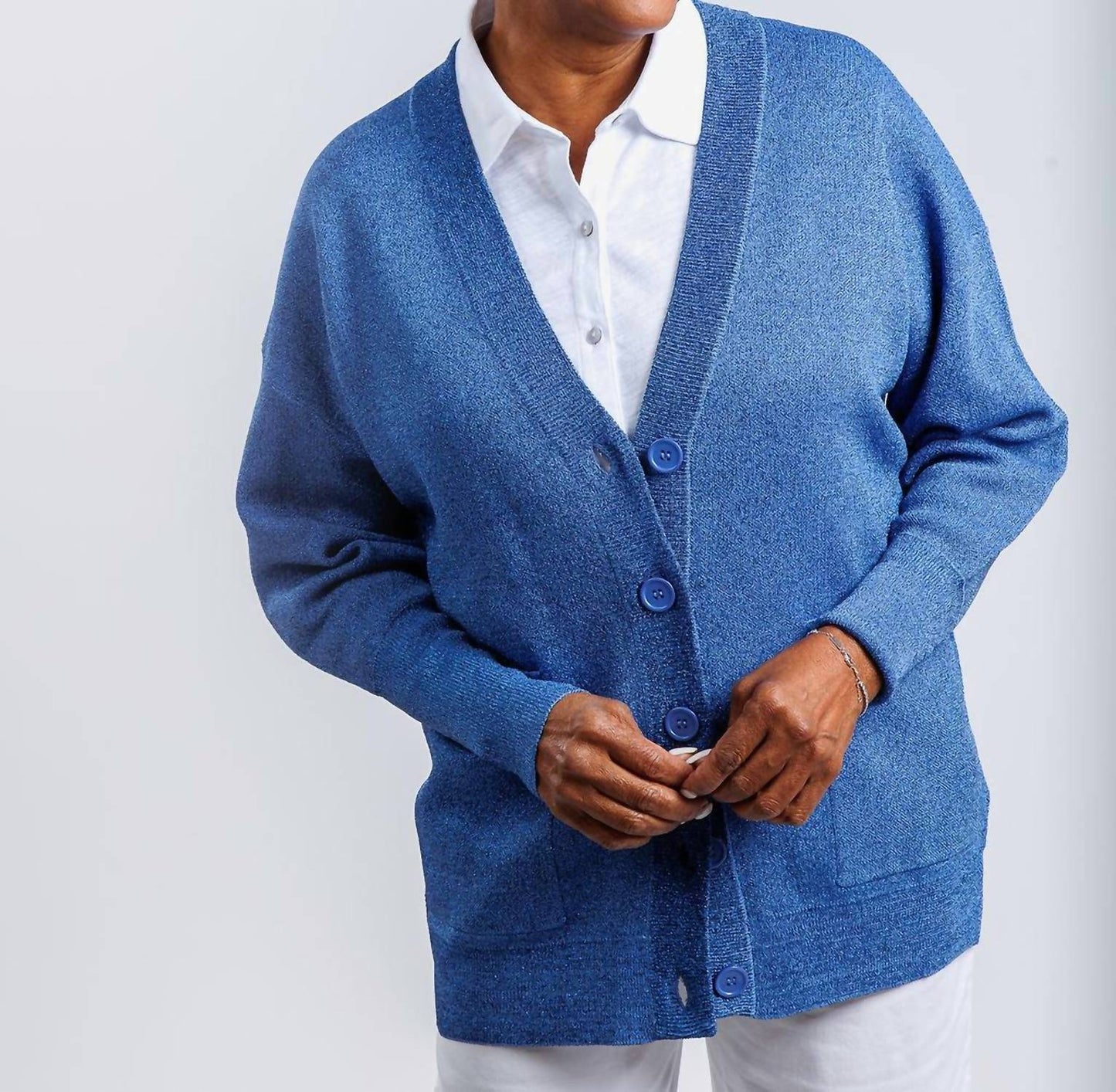 Lanhtropy - Aspen Lurex Cardigan