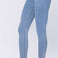 Judy Blue - Mid Rise Light Wash Skinny Jeggings