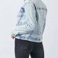 Trendsi - Risen Button Up Washed Denim Jacket
