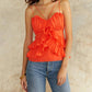 Amur - Sandie Pleated Shell Top
