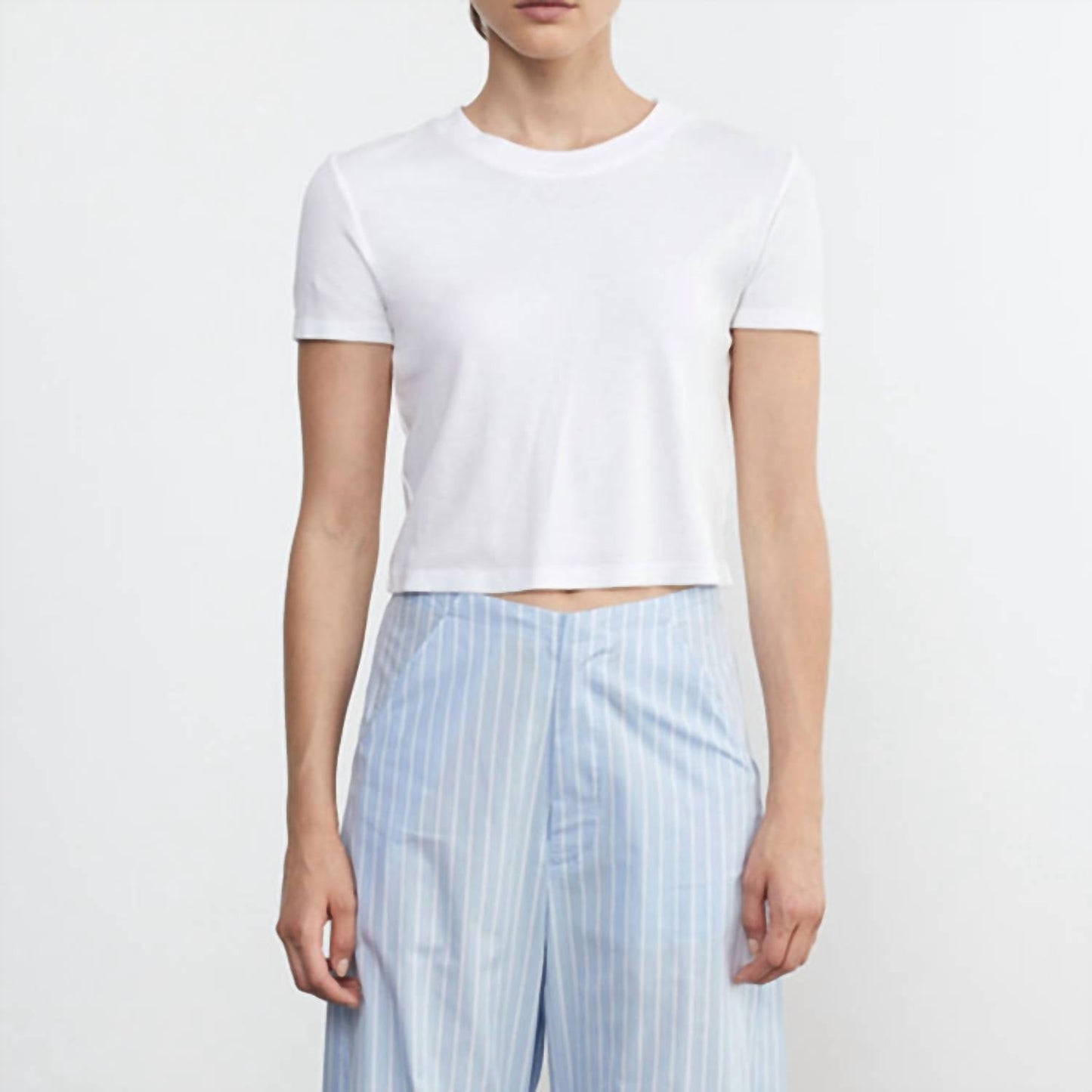 Enza Costa - Women's Supima Baby Rib Crop Top
