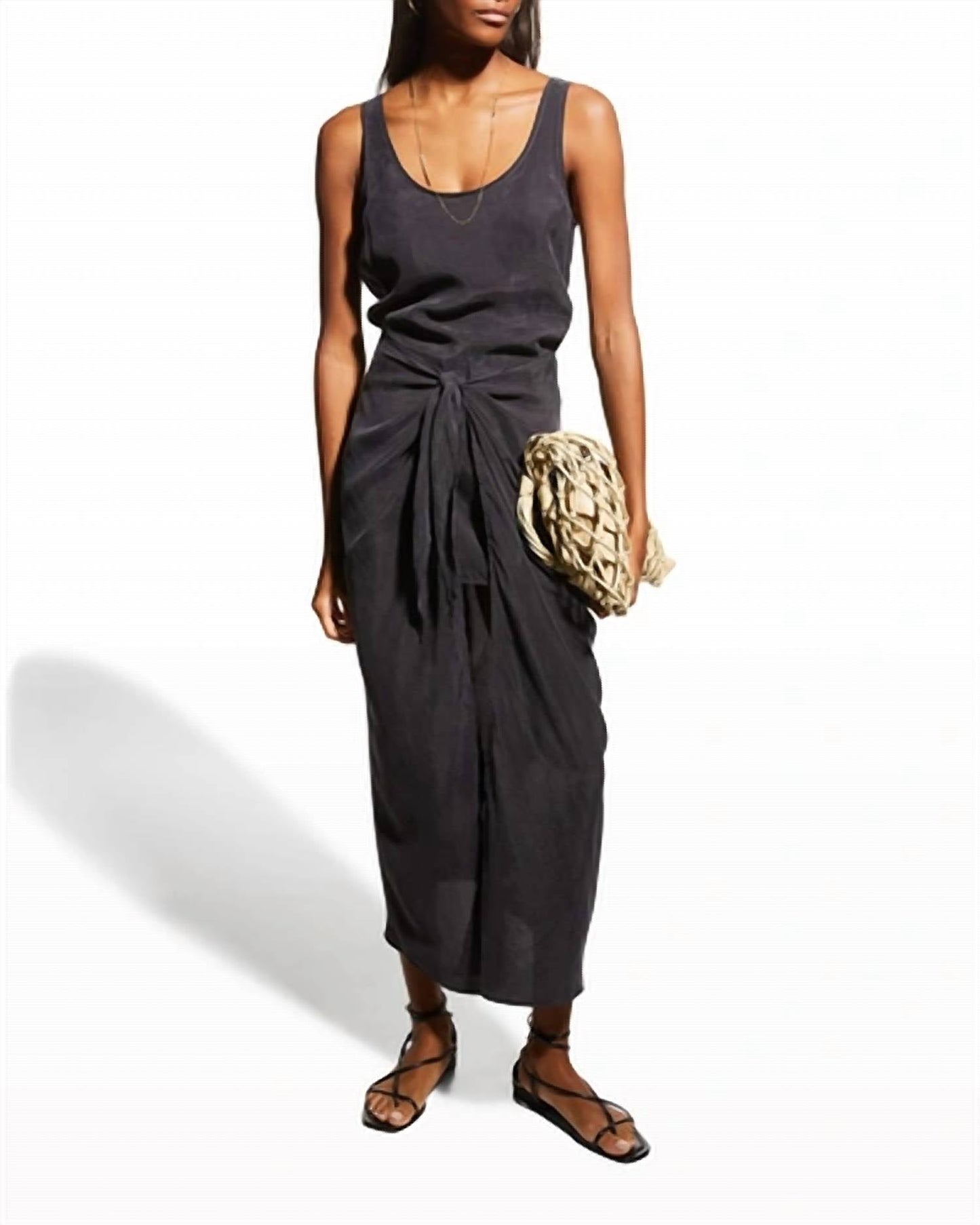 Anemos - The Dk Midi Wrap Cover-up Dress