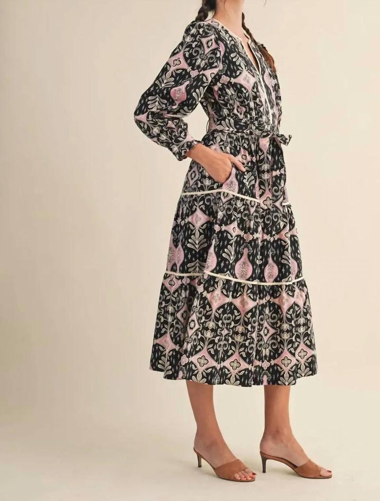 &Merci - Printed Midi Dress