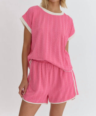 Entro - Textured Shorts