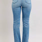 Judy Blue - Tummy Control Side Slit Bootcut Jeans
