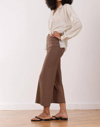 Avenue Montaigne - Alex Pull On Linen Pants