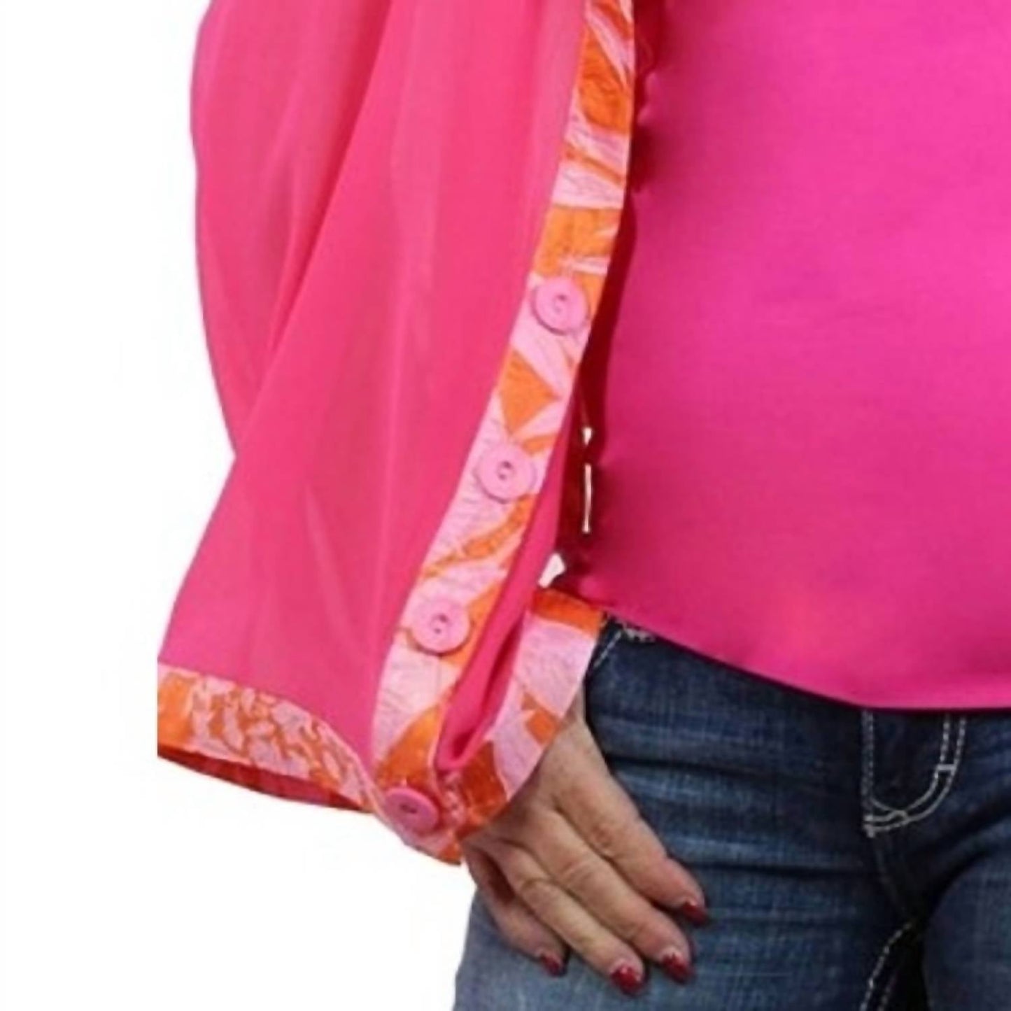 Magic Scarf - Women's Origami Trim Button Shawl Shrug Wrap
