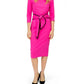 Joseph Ribkoff - CONTRAST TRIM DRESS