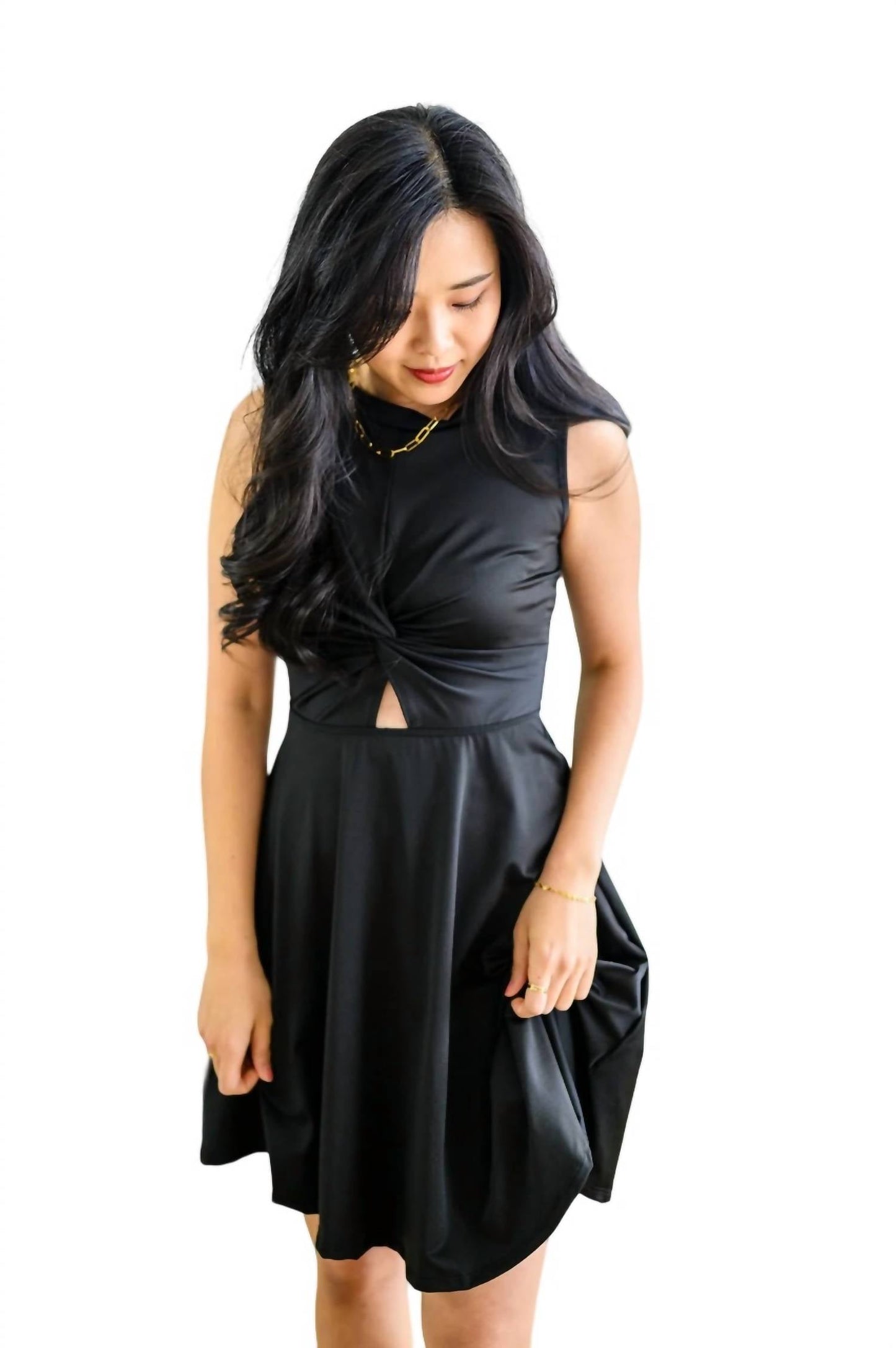 White Birch - Keep Your Cool Two Piece Dress and Shorts Set