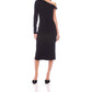 Fifteen Twenty - Nadia Asymmetric Neck Midi Dress