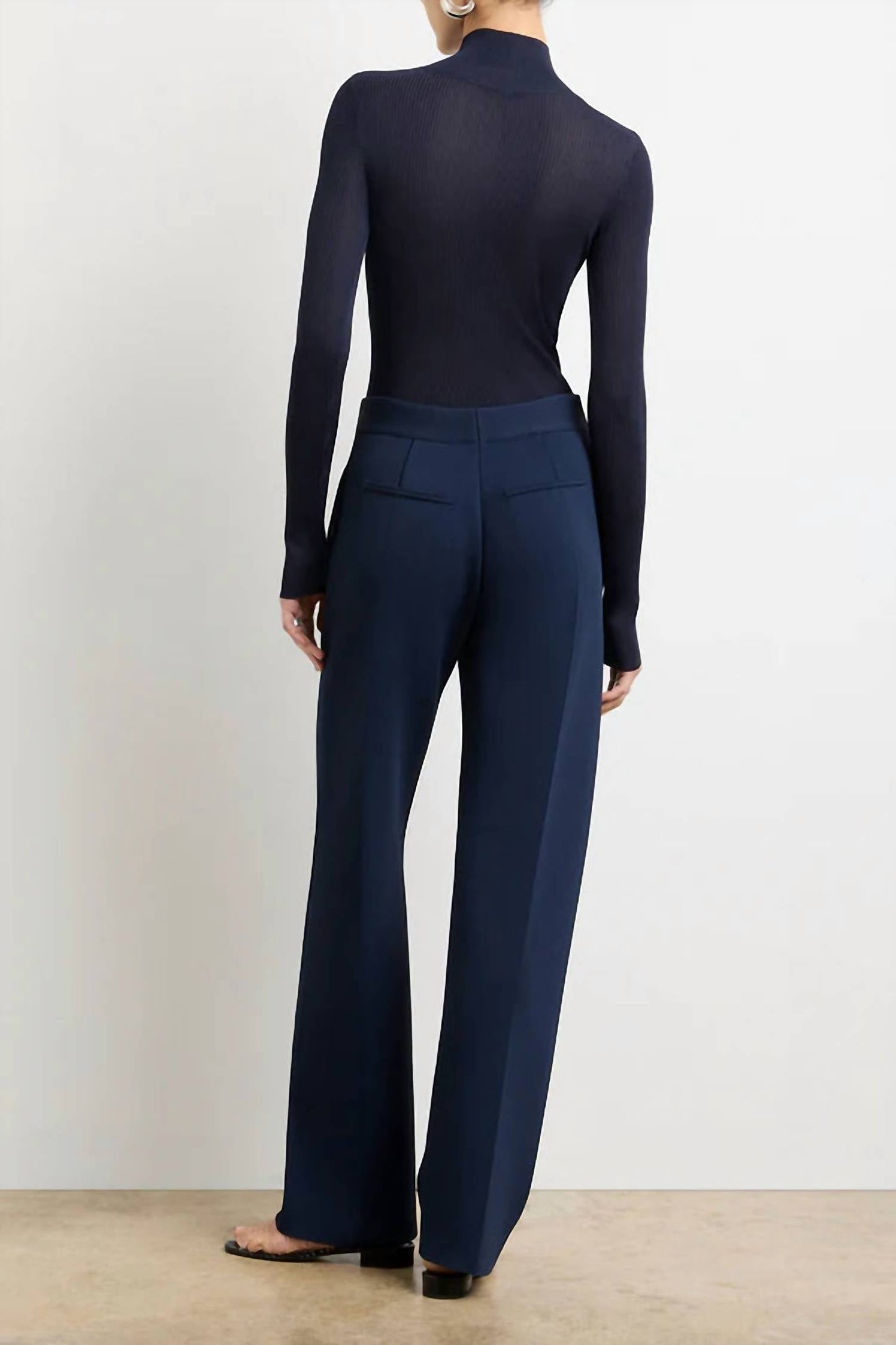 Brandon Maxwell - Cecily Tailored Knit Trousers