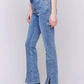 Charlie B - Bootcut Jeans With Front Slits