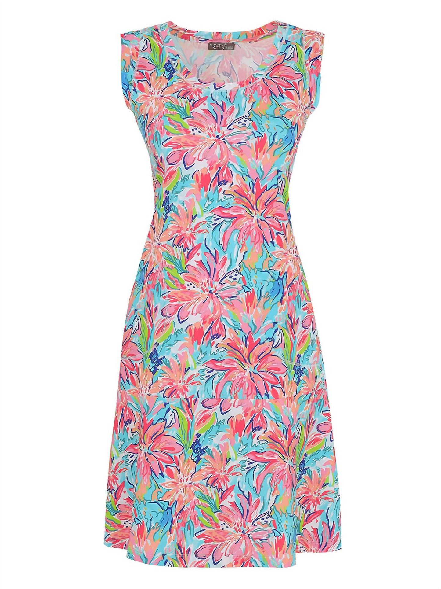 Dolcezza - Wishful Blooming Floral Print Dress