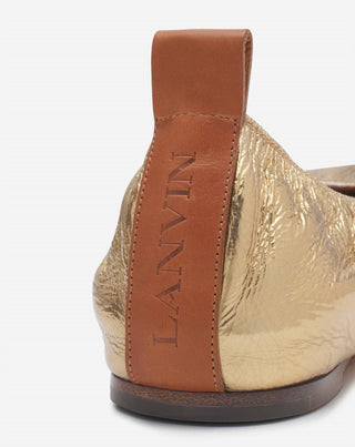 Lanvin - Women's Leather Ballerina Flat Shoes