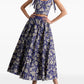 Alice + Olivia - Blanca Floral Scoop Tie Top