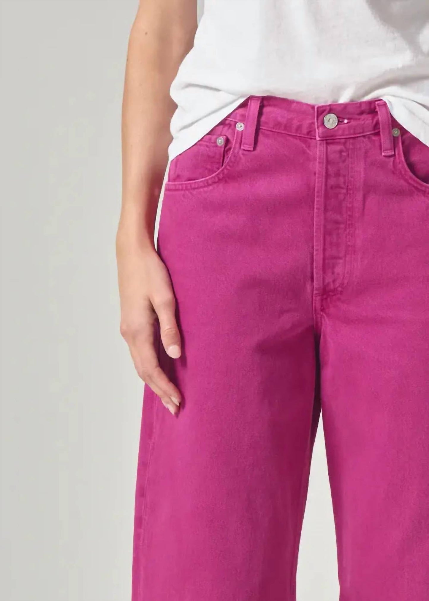 Citizens Of Humanity - AYLA RAW HEM CROP TWILL PANTS