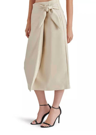 Steve Madden - Navia Faux Leather Midi Skirt