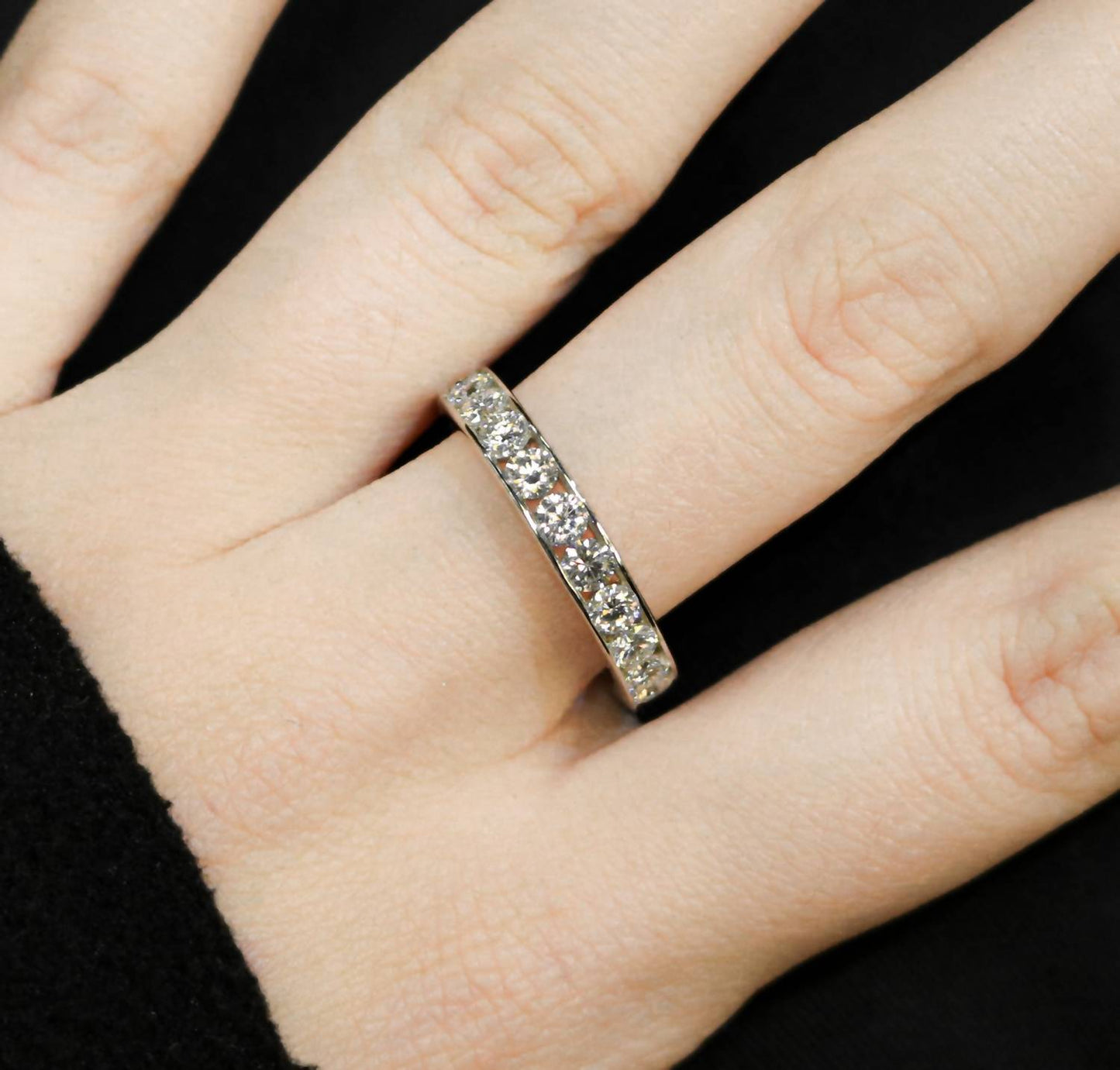 Allyanna Gifts - Women's Moissanite Eternity Band Ring
