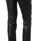 Paige - Cindy High Rise Straight Leg Luxe Coated Denim Jean