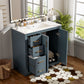 Bathroom Vanity With Sink Combo, Storage Cabinet, Freestanding Set With 3 Drawers & Soft Closing Doors
