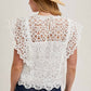 Bluivy - LACE KNITTED SLEEVELESS CROCHET TOP